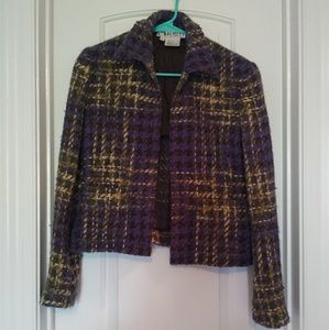 Carlisle vintage tweed wool jacket sz4